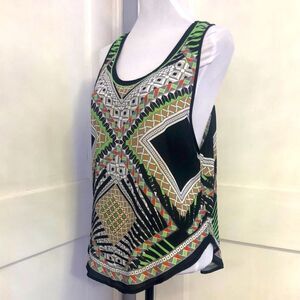 PeachPuff USA Lightweight Tribal Tank Top Women’s Size Medium